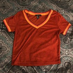 Vintage style crop top